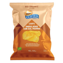 Anavieja Organic Wavy Potato Chips with Sea Salt