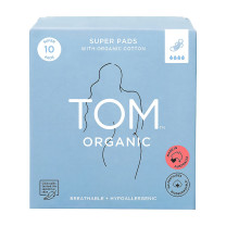 TOM Organic Pads Super with Wings