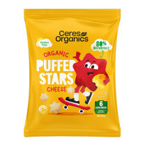 Ceres Organics Puffed Stars Cheese