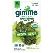 Gimme Roasted Seaweed Snacks Grab and Go Sea Salt and Avocado Oil