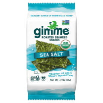 Gimme Roasted Seaweed Snacks Sea Salt Organic