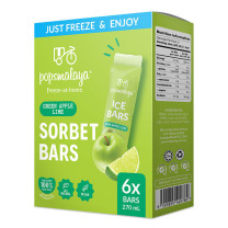 Pops Malaya Sobet Bars - Freeze at Home - Green Apple Lime